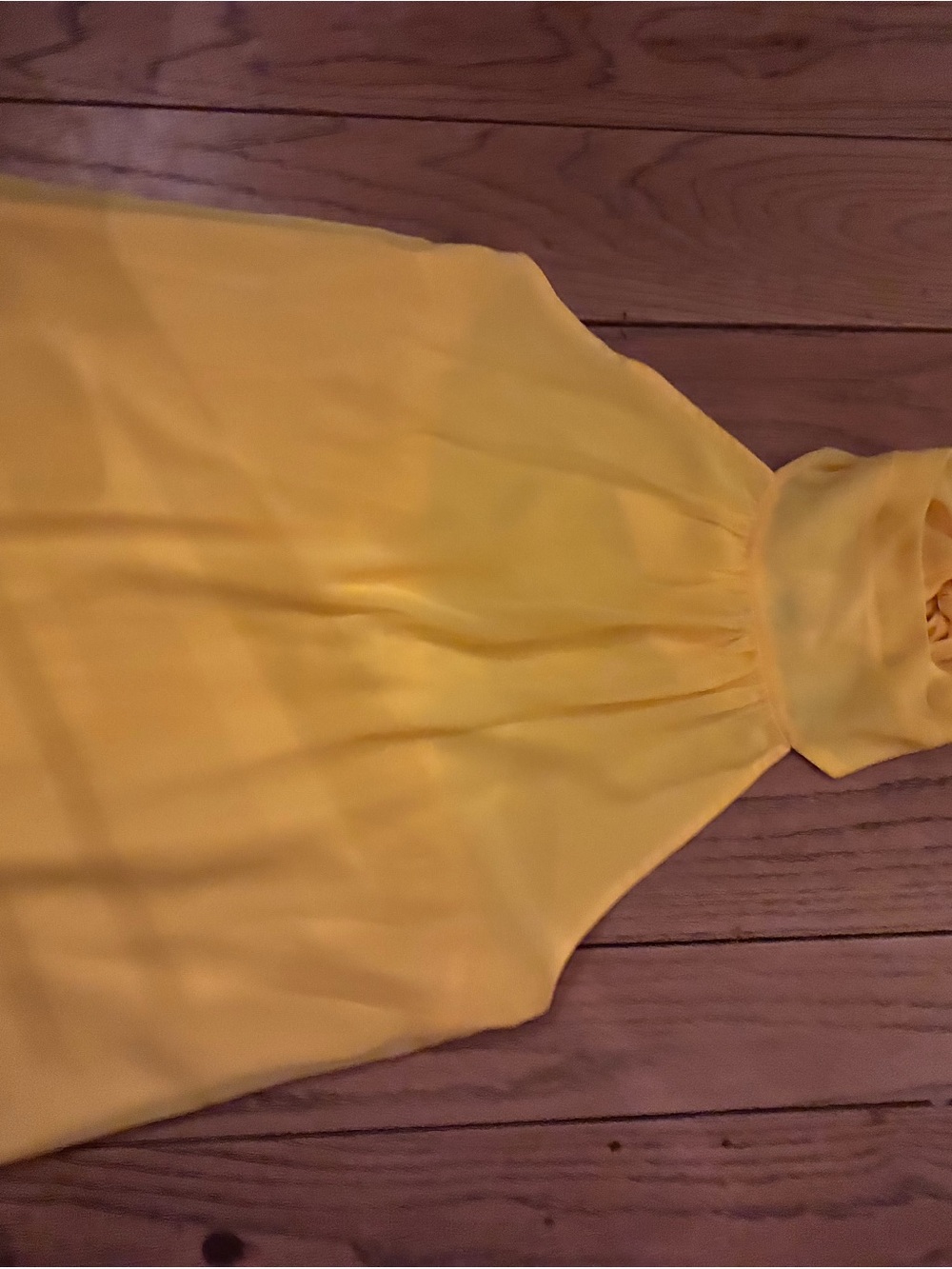 eva mendes for New York & Company Yellow Halter Neck Top